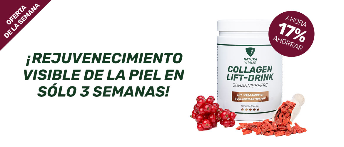 BEBIDA COLÁGENO-LIFT CON L-LISINA 400 GRAMOS - GROSELLA 
